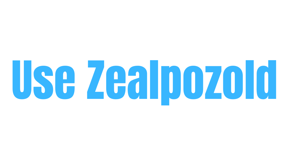 Use Zealpozold