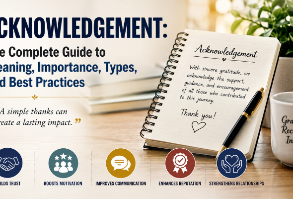 acknowledgement